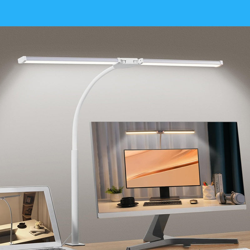 Eye Protection Double Headed Clip Learning Desk Lamp