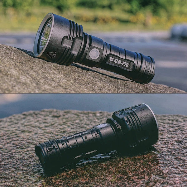 Flashlight Focusing Led  Light Rechargeable Outdoor Lamp