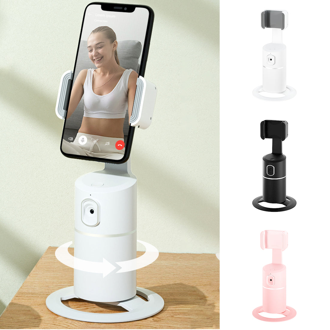 Smart Face Recognition Tracking PTZ Mobile Phone Stand