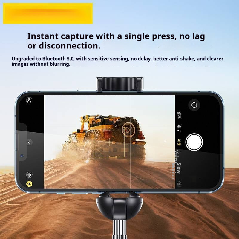 Mini All-in-One Phone Selfie Stick With Extended Bluetooth