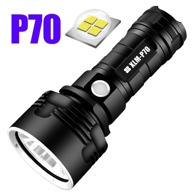 Flashlight Focusing Led  Light Rechargeable Outdoor Lamp