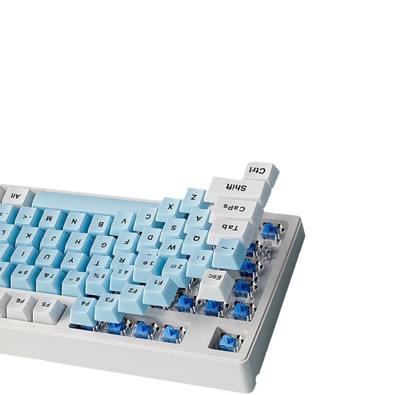 Office Wireless Bluetooth Three-model Mechanical Keyboard