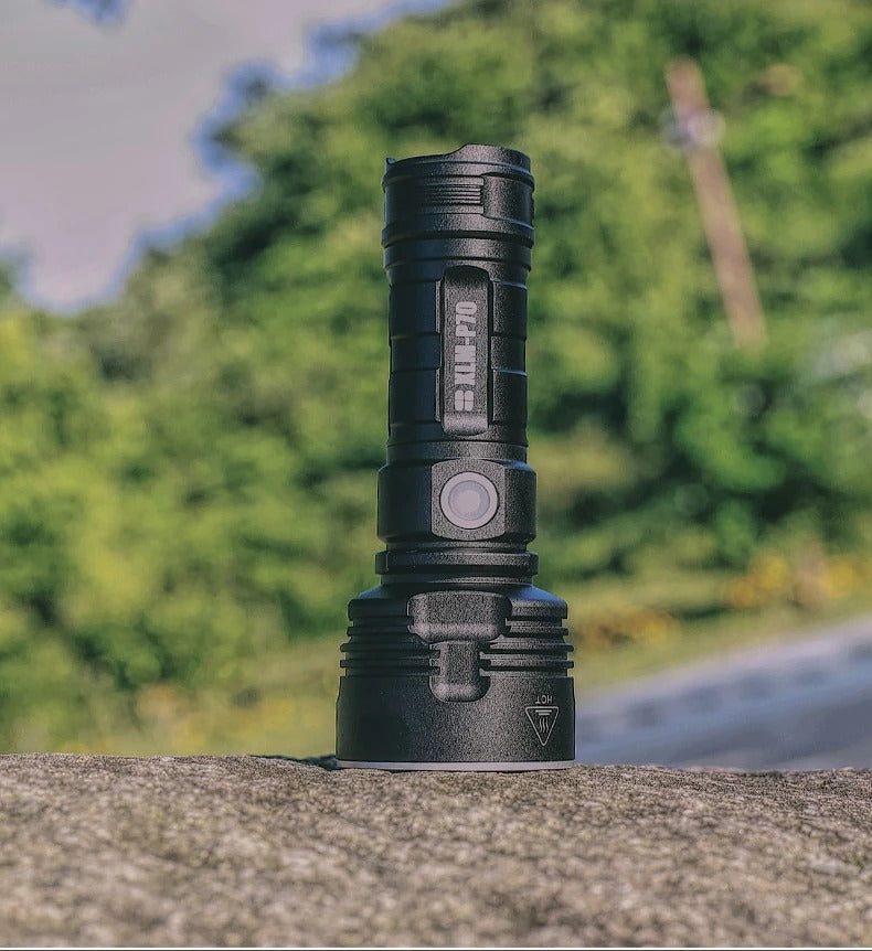 Flashlight Focusing Led  Light Rechargeable Outdoor Lamp