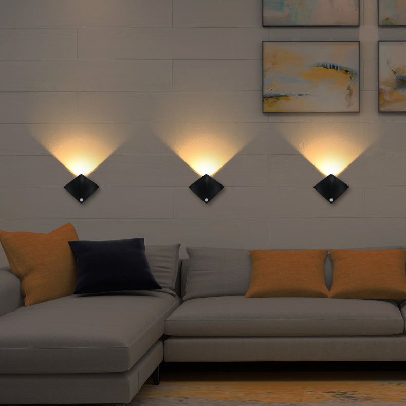 Wireless Decor Wall Lamp Human Body Sensing Home Night Lights