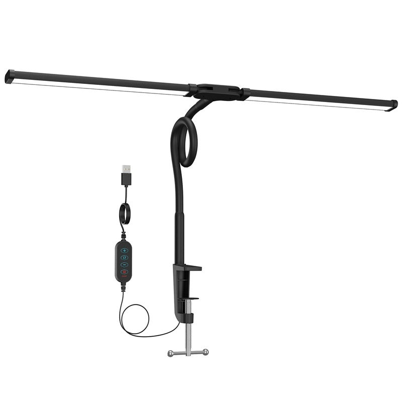 Eye Protection Double Headed Clip Learning Desk Lamp