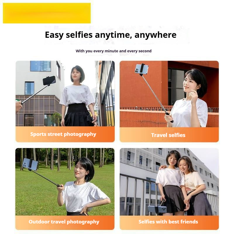 Mini All-in-One Phone Selfie Stick With Extended Bluetooth