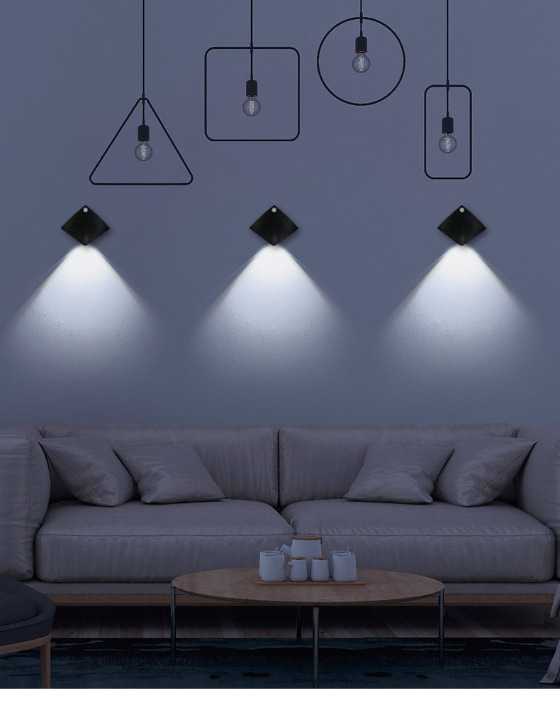 Wireless Decor Wall Lamp Human Body Sensing Home Night Lights