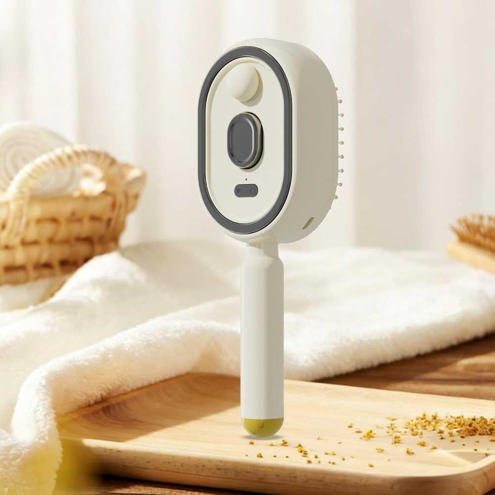 Electric Essential Oil Spray Massage Comb – Scalp Massage & Hair Nourishment